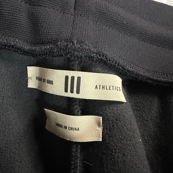 Essentials Fear of God Polar Sherpa Black Fleece Pants NEW XL - Picture 8 of 10
